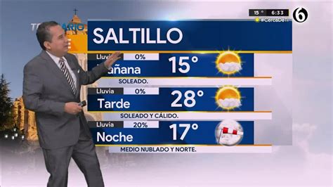 pronostico del tiempo saltillo.